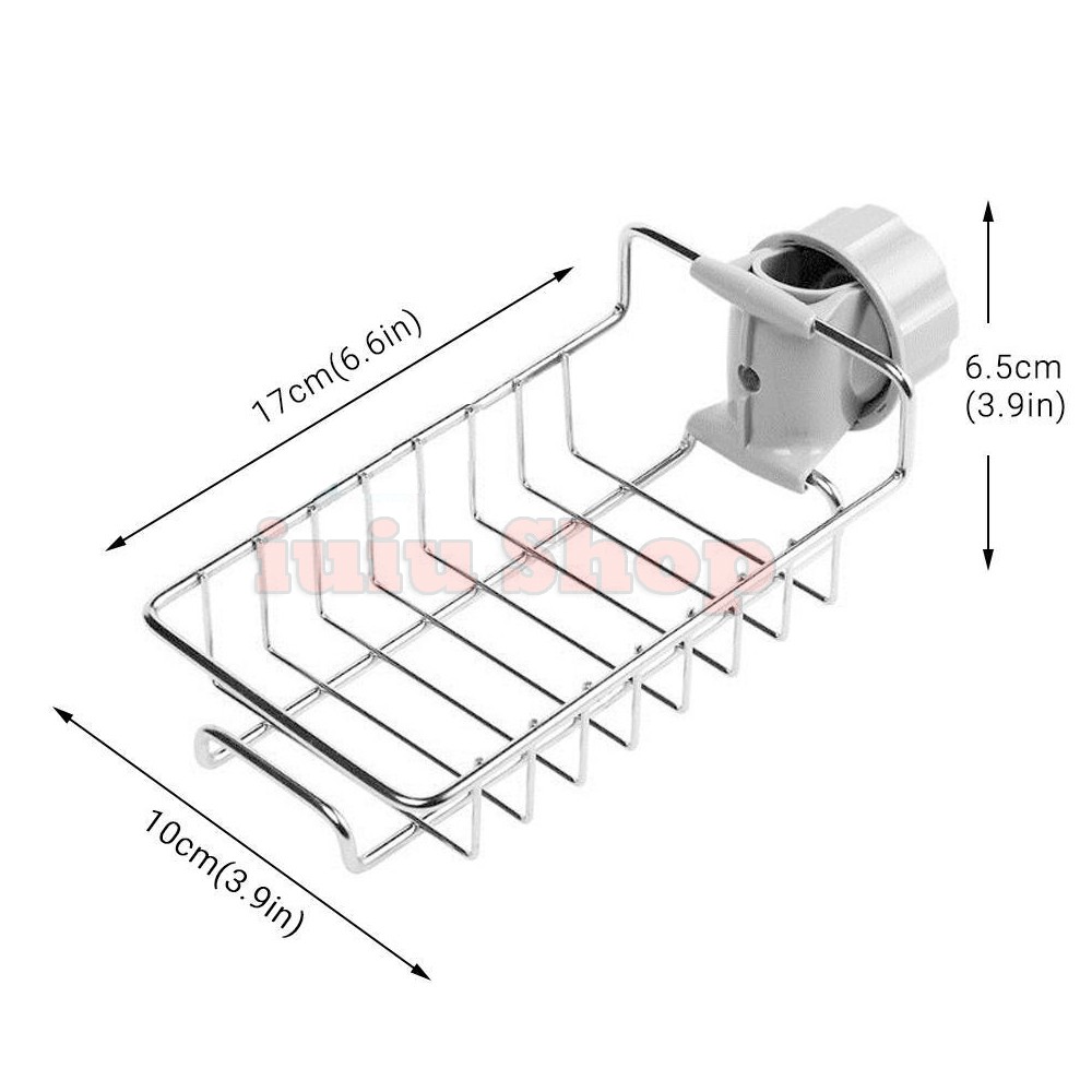 Giá gắn vòi nước để đồ rửa bát tiện ích