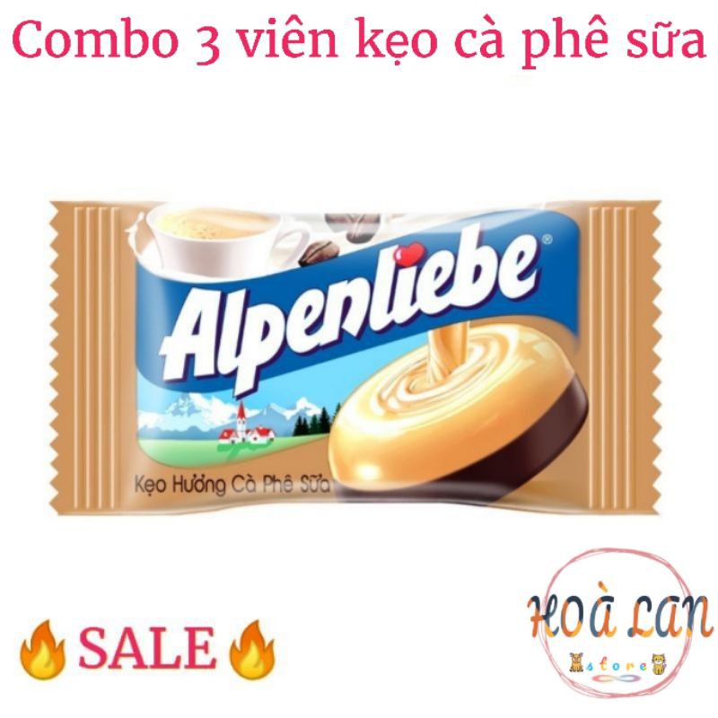 Combo 3 viên kẹo cà phê sữa Alpenliebe®