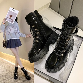 Bốt ulzzang da bóng M81