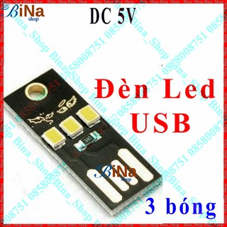 Đèn Led USB 3 bóng thanh mảnh