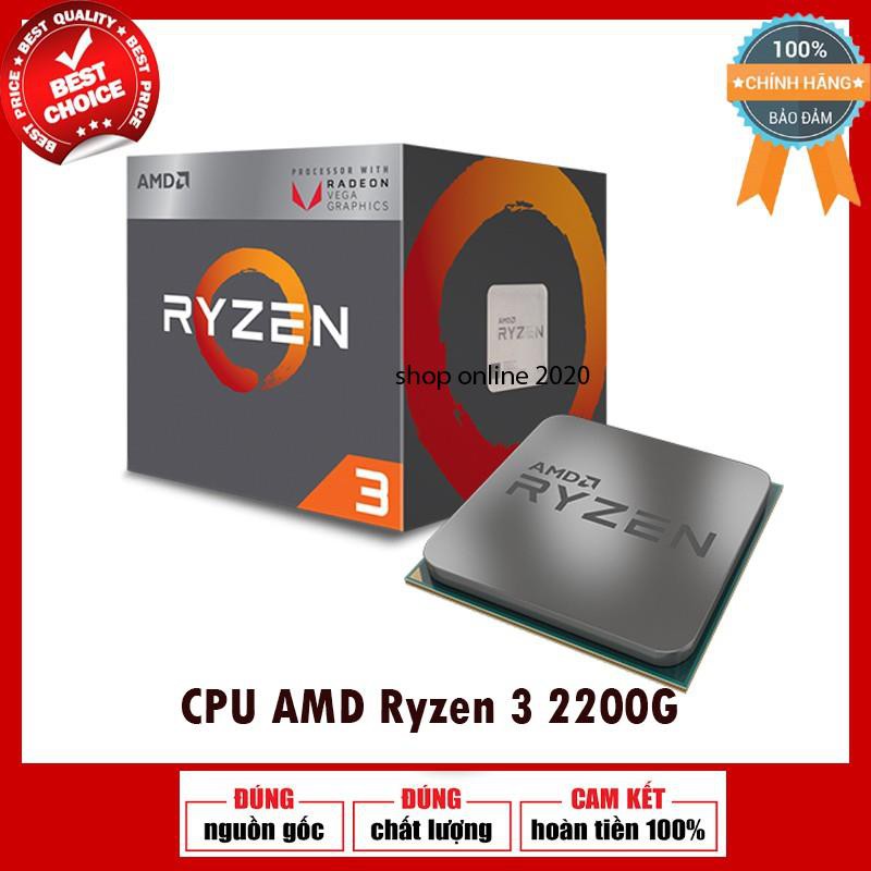 Bộ vi xử lý / CPU CPU AMD R3 2200G Fulbox chính hãng