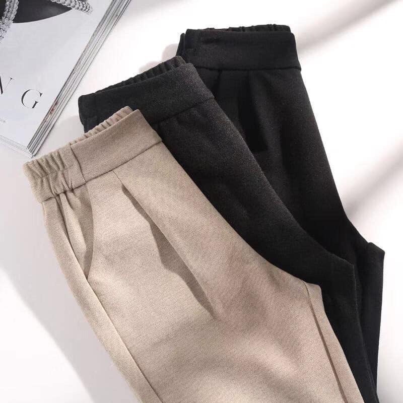 QUẦN DẠ NỮ BAGGY__CHẤT ĐẸP_ M01_chun nửa | BigBuy360 - bigbuy360.vn