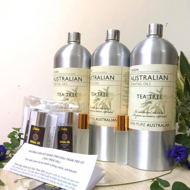 Tinh dầu tràm trà Tea tree oil Úc Julia