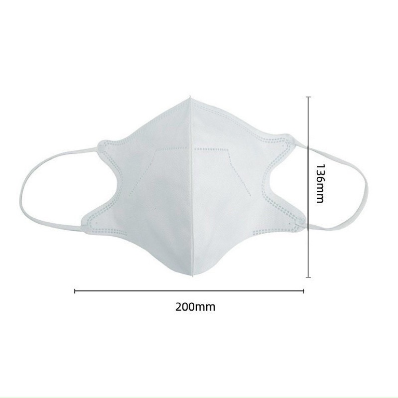 Khẩu Trang 5D Màu Trắng(hộp 10 cái)