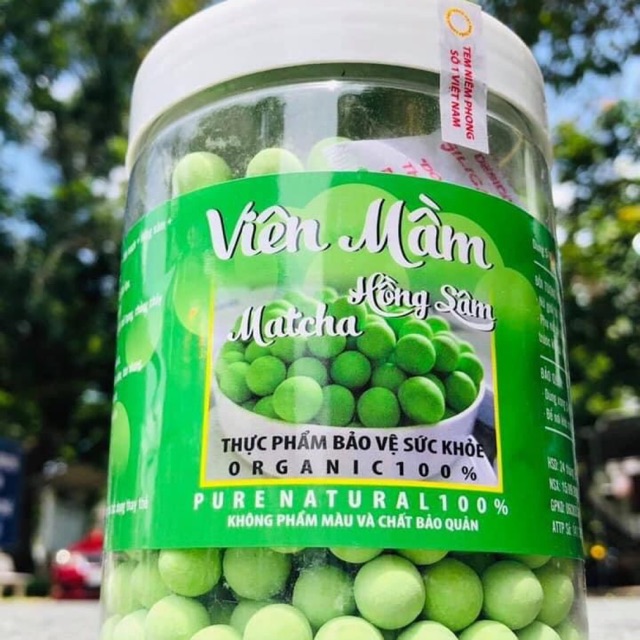 VIÊN MẦM HỒNG SÂM MATCHA