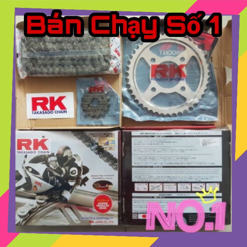 Nhông sên dĩa exciter 150 ---- Chính Hãng