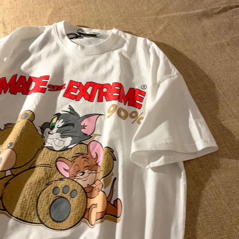 NRVP Áo Thun 100% Cotton Dáng Rộng Thời Trang Hàn Quốc Cho Nữ