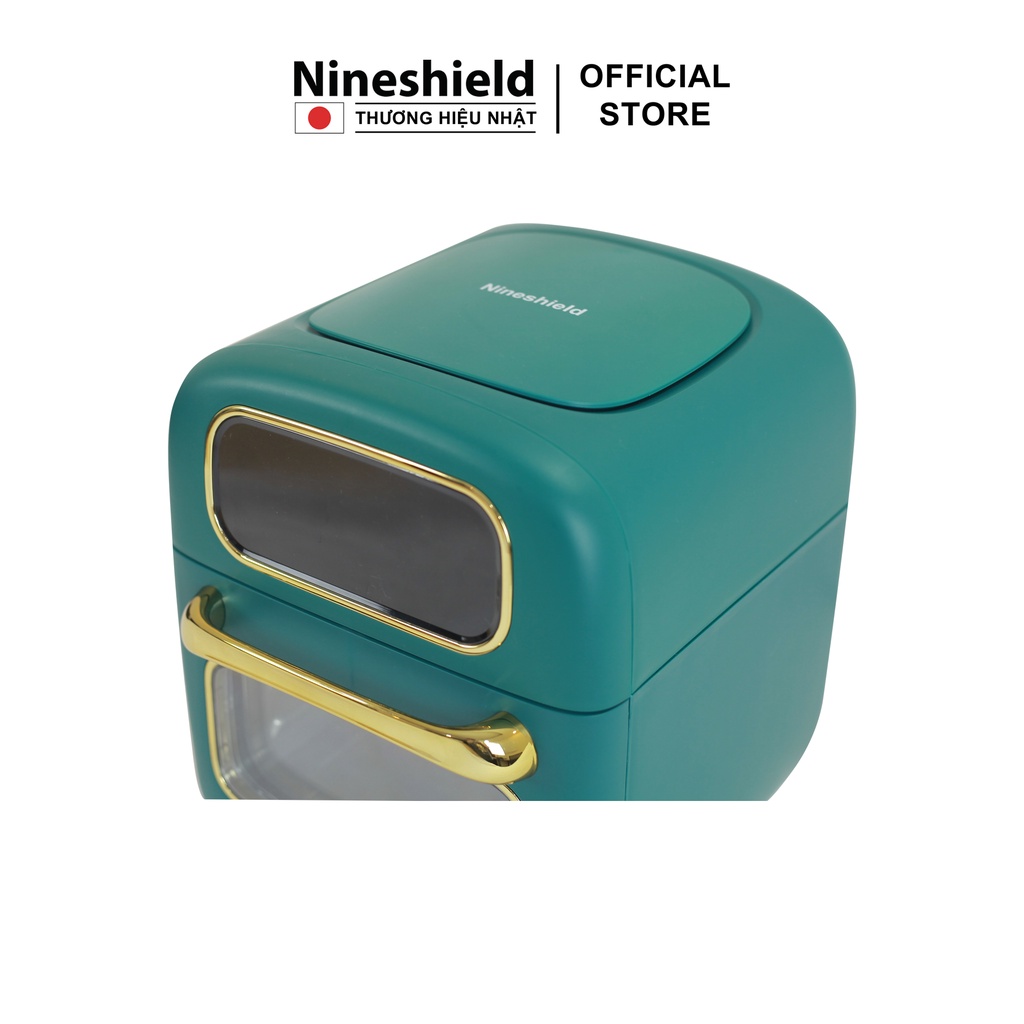 Nồi chiên không dầu Nineshield KB-7001M điện tử dung tích 10L - Nồi chiên đa năng an toàn cho sức khoẻ - Hàng chính hãng