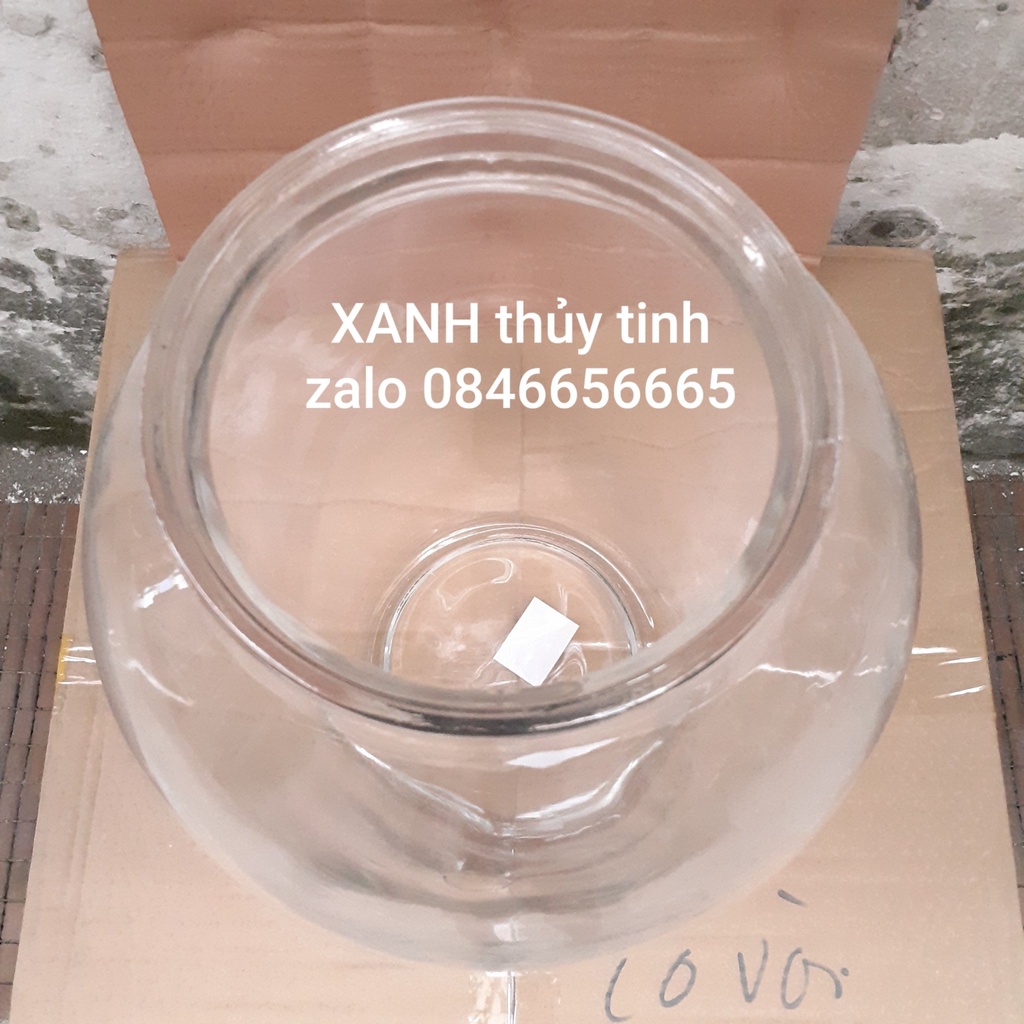 Bình thủy tinh dáng chum 217G - dung tích 15 lít