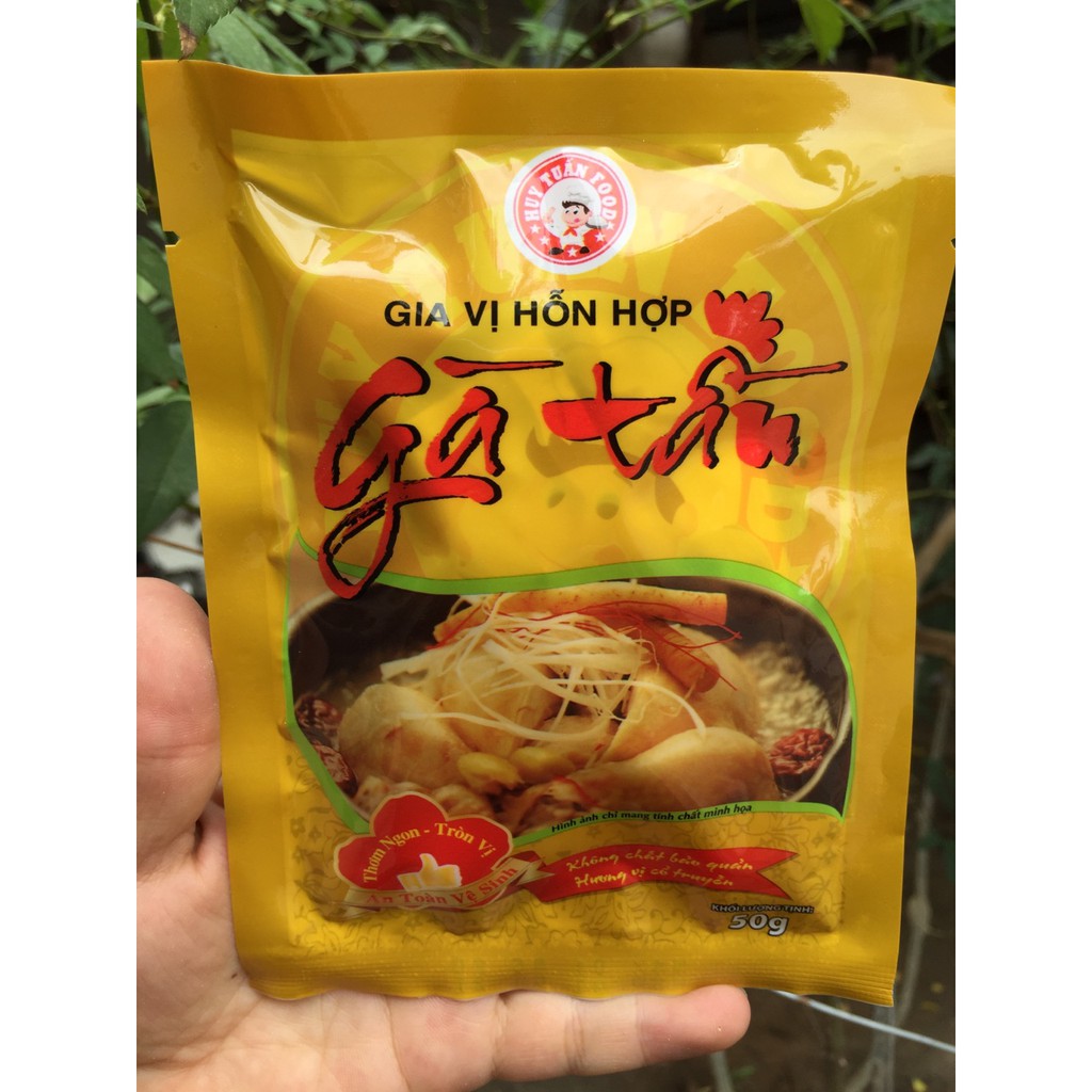 GIA VỊ HỖN HỢP THUỐC BẮC GÀ TẦN HUY TUẤN FOOD 50g