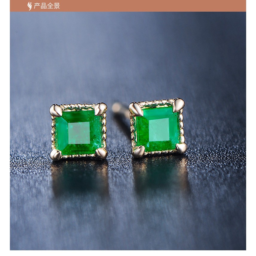 Khuyên Tai Nữ Đính Ngọc Thời Trang