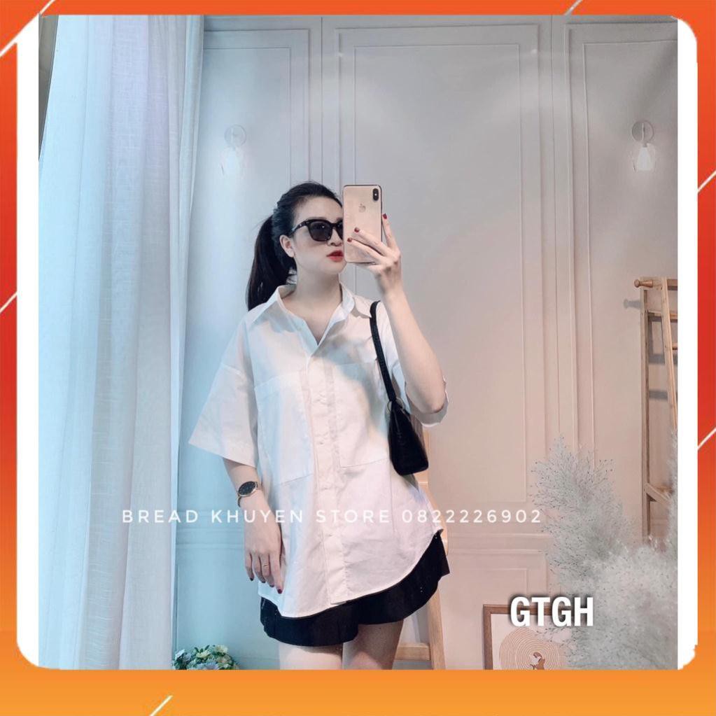 Áo Sơ Mi Cộc Tay Form Rộng Túi 2 Bên Chất Siêu Đẹp | BigBuy360 - bigbuy360.vn