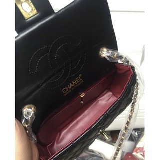 Túi da mờ form Classic size 23cm