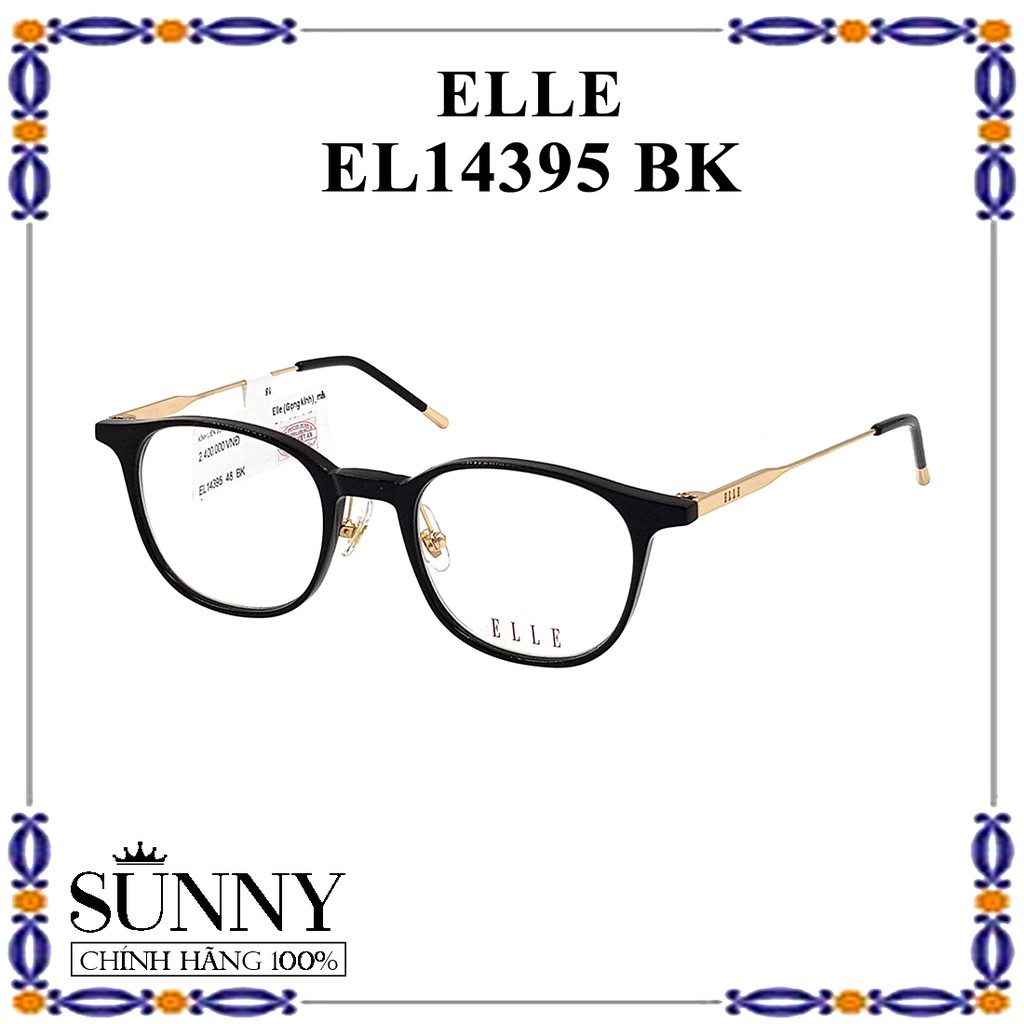 Gọng kính thời trang Elle EL14395 chính hãng Korea, bảo hành toàn quốc