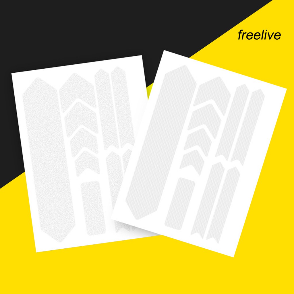 Set 10 Miếng Dán 3D Bảo Vệ Khung Xe Đạp