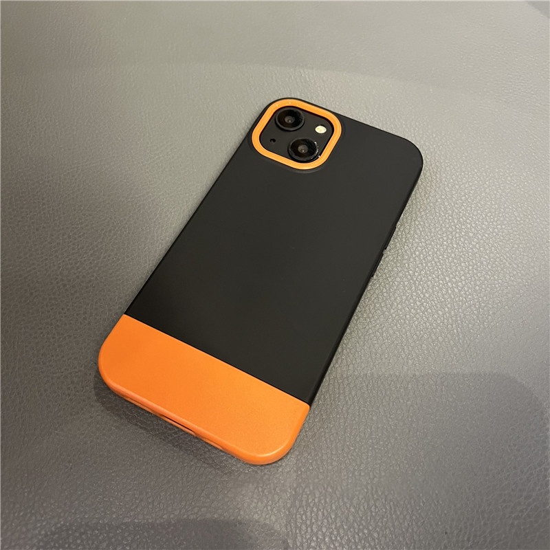 Ốp Điện Thoại Silicon Mềm Chống Sốc Màu Tương Phản Cho iPhone X XR Xs Max 11 12 Pro Max 13