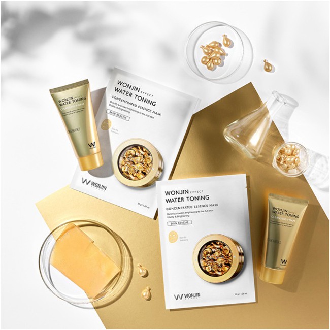 SPECIAL EDITION] Set mặt nạ làm trắng da, chống lão hóa Wonjin Effect Water  Toning Concentrated Essence Mask | Shopee Việt Nam