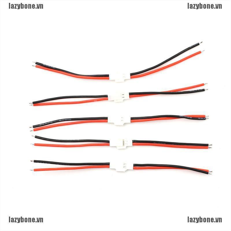Bộ 5 Cặp Dây Cáp Sạc Pin Lipo 3.7V 1S Chuyên Dụng