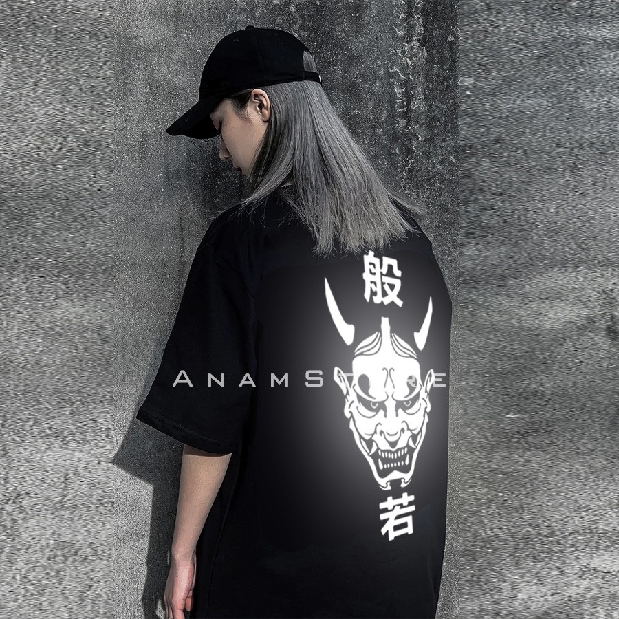 Áo thun phản quang tay lỡ nam nữ ONI07