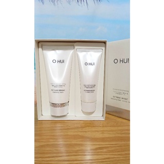 Sữa rửa mặt trắng da ohui 160ml+100ml