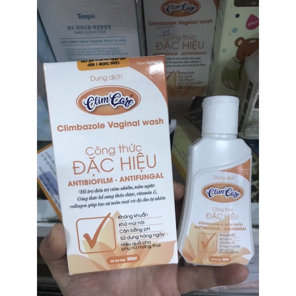 Vệ sinh phụ nữ Clim Care - công thức đặc hiệu cho ngứa , khí hư mùi .. cho chị em