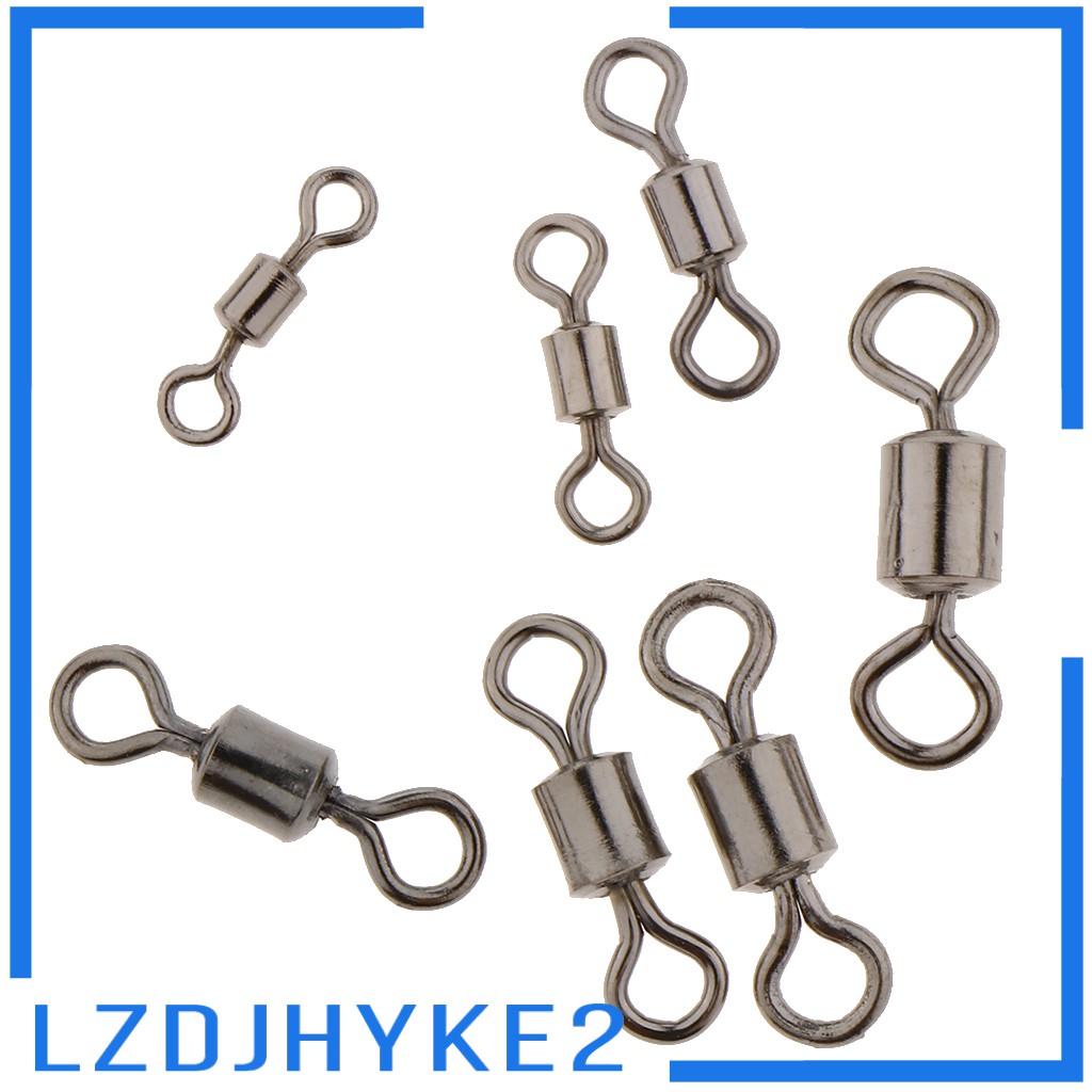 Set 100 Đầu Nối Kim Loại Hỗ Trợ Câu Cá lzdjhyke2