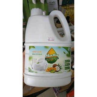 Nước rửa chén sinh học Minh Hồng- chiết xuất rau củ quả -1.7 lit