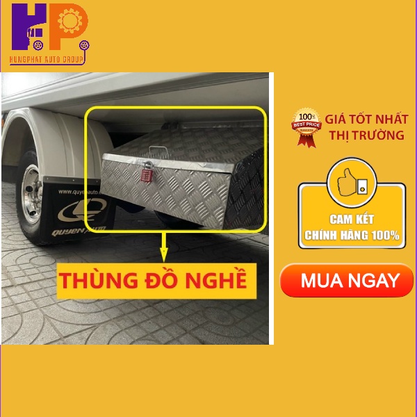 Thùng Đựng Đồ Nghề Inox Cho Xe Tải Có KT 50x30x30 INOX - Hàng Chuẩn Siêu Đẹp