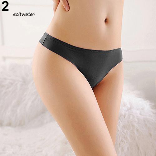 Quần lót G-String mày trơn phong cách thời trang dành cho nữ