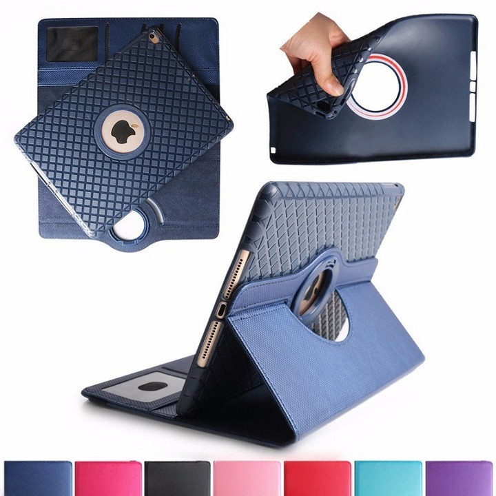 Bao da kiêm ví xoay 360 độ cao cấp dành cho ipad mini 123/ mini 4/ ipad Air/ Ipad Air 2/ Ipad 234/ Ipad 2017/ ipad 2018 | BigBuy360 - bigbuy360.vn