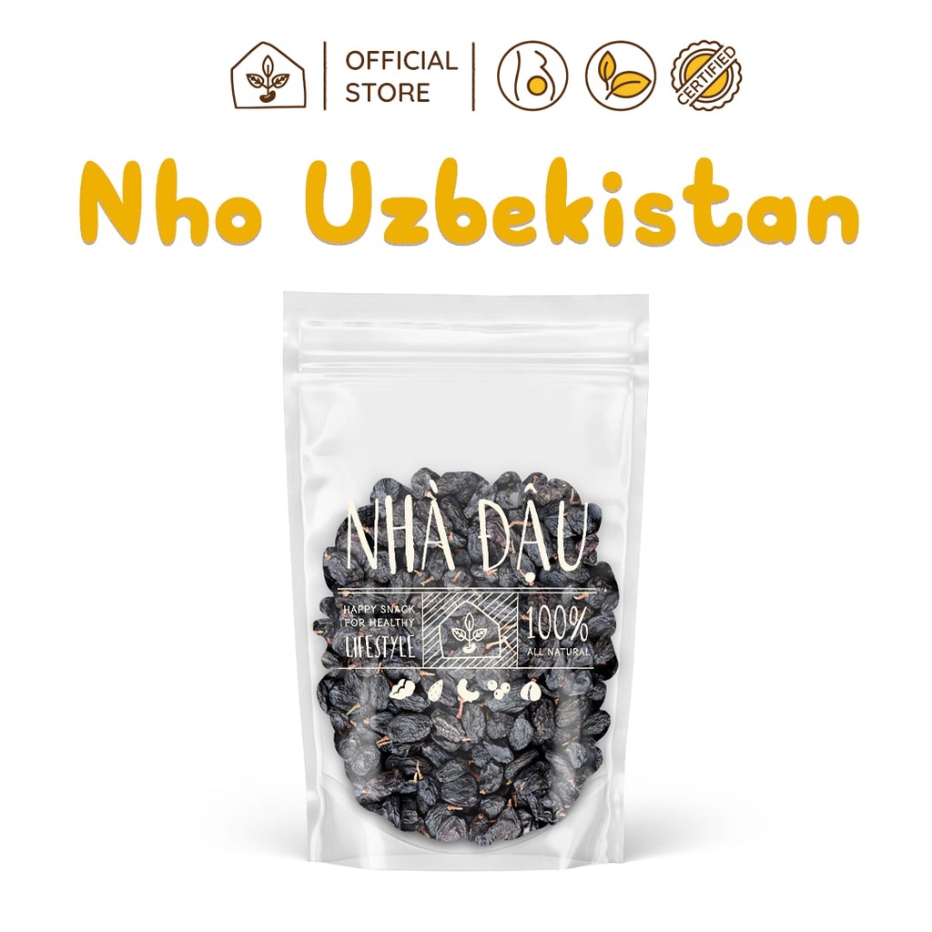 Nho khô Trung Đông túi 250gr | Nhà Đậu | 200