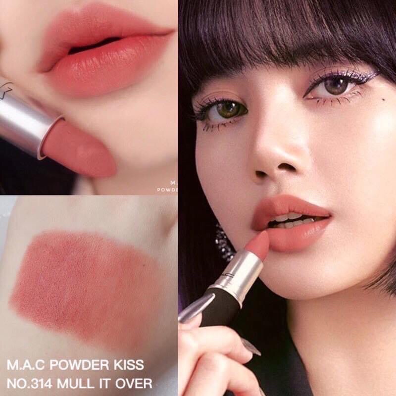 Son MAC Powder Kiss Lipstick 314 Mull It Over