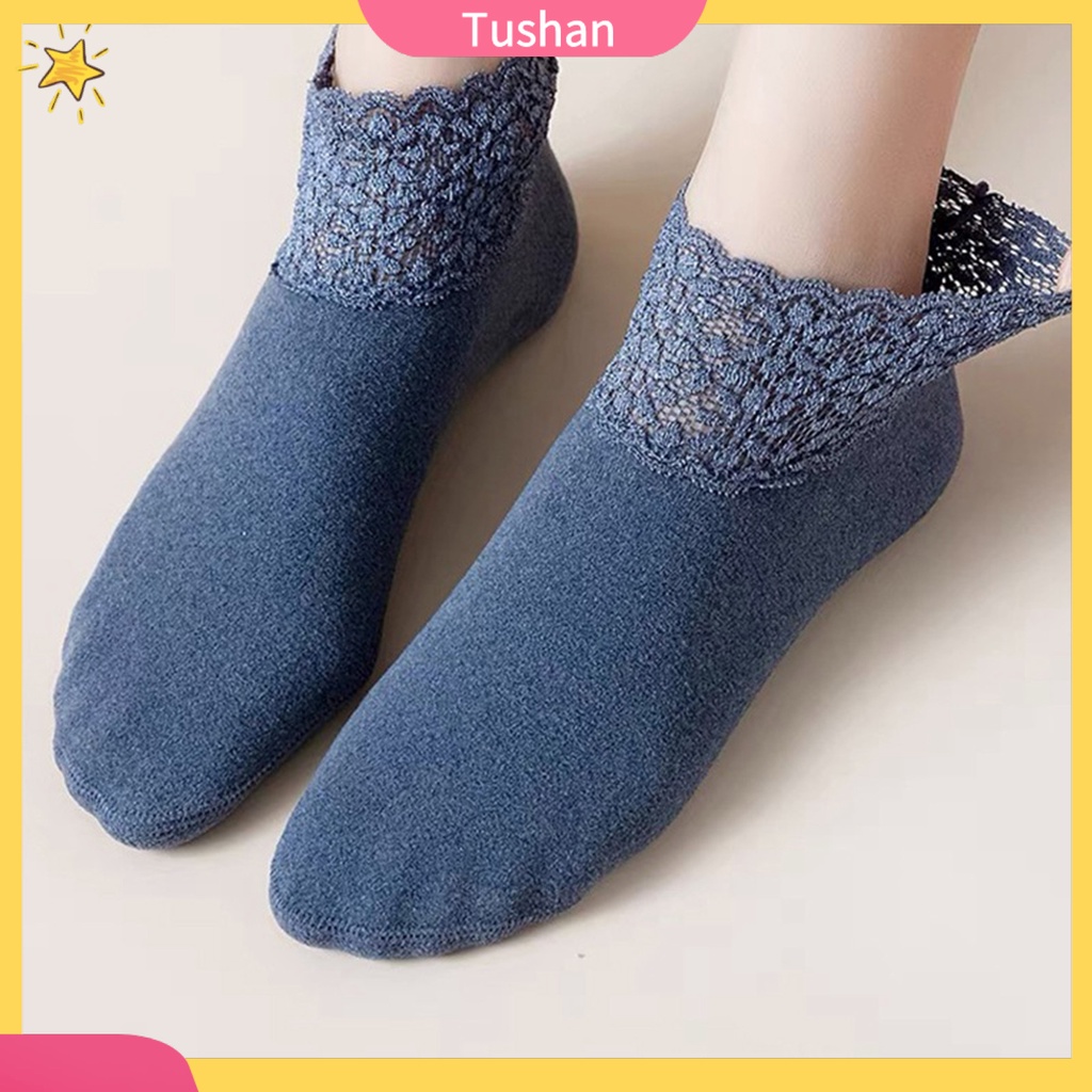 Vớ dày dặn nhẹ màu sắc đơn giản cho nữ