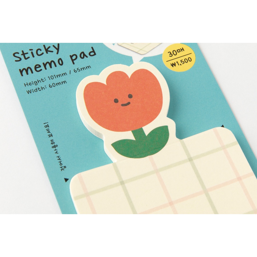 Tập Giấy Dán Nhớ ARTBOX Hàn Quốc Hình Hoa Tulip Dễ Thương