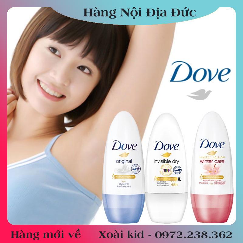 [auth] Lăn khử mùi Dove Đức giúp trắng mịn vùng nách, không gây vàng áo [Hot]
