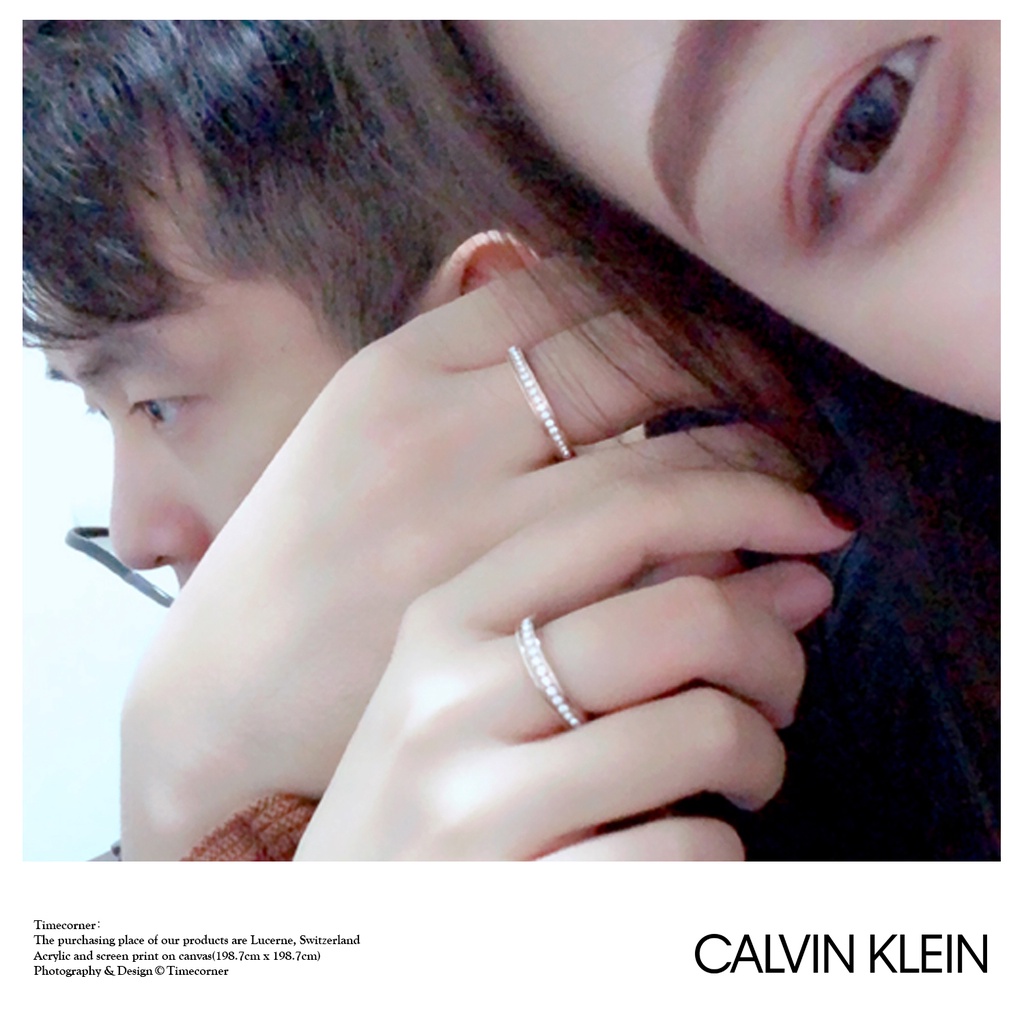 Nhẫn cặp đôi Calvin Klein Hook Rose Gold Ring - Nhẫn CK Authentic, thẻ tag, bill check Code