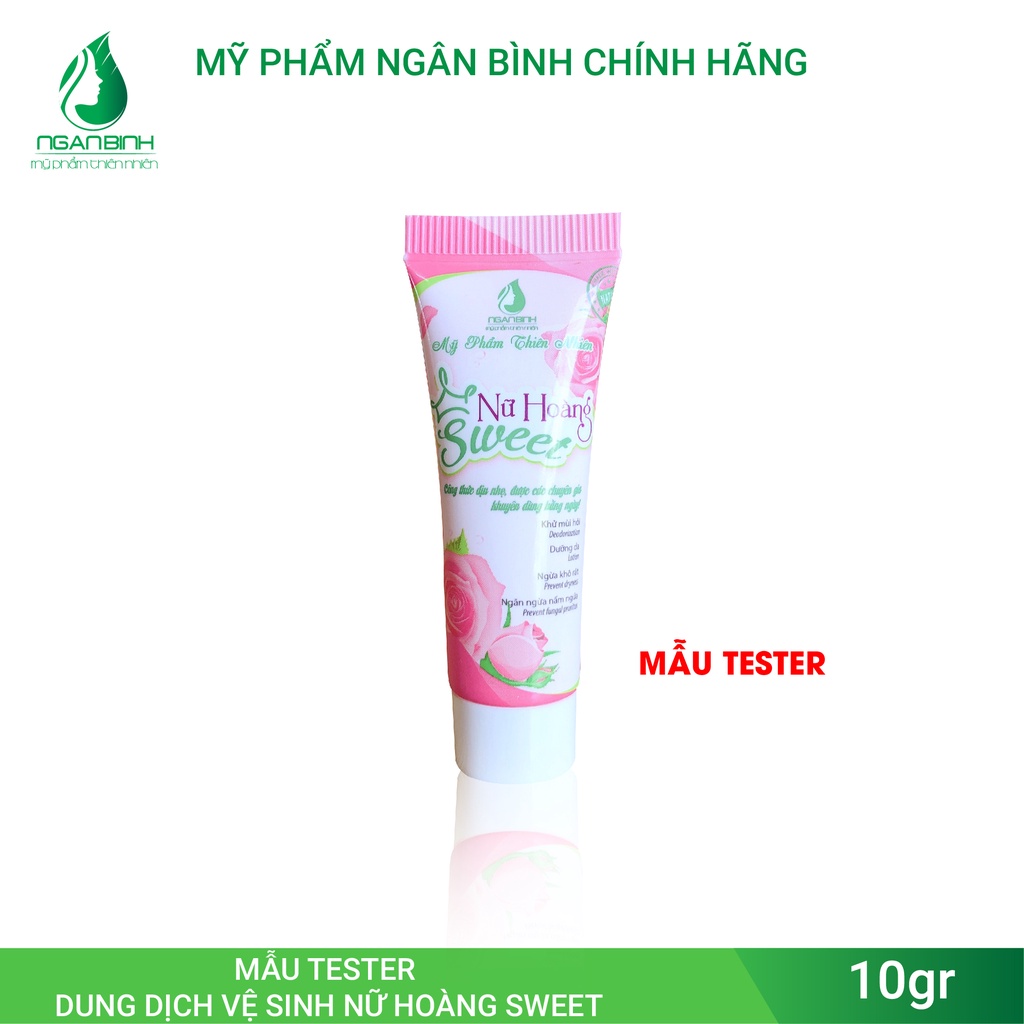 [ Mẫu test 10gr ] dung dịch vệ sinh phụ nữ,gel phụ khoa ngân bình