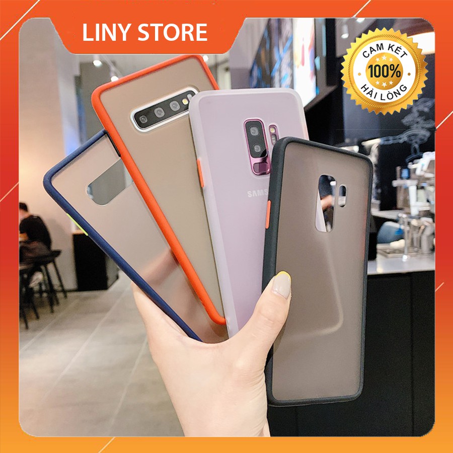 Ốp Lưng Nhám cho Samsung S8 S8 Plus S9 S9 Plus S10 S10 Plus Chống Sốc, Chống Bám Vân Tay
