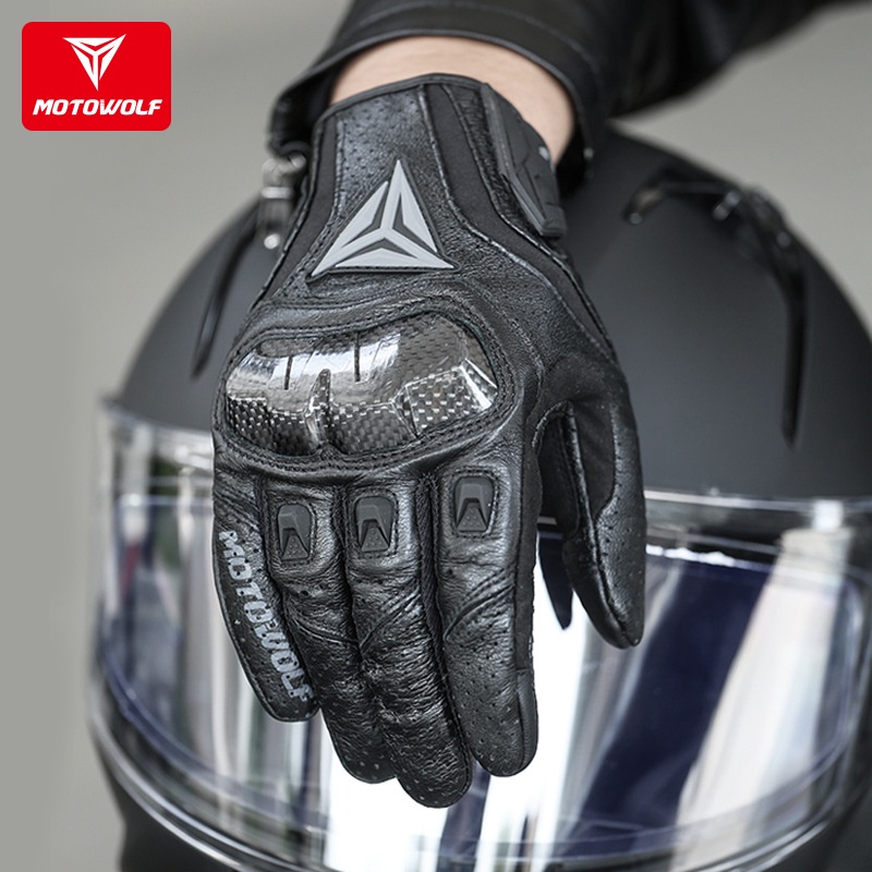 Găng tay MOTOWOLF chính hãng gù carbon MDL0305