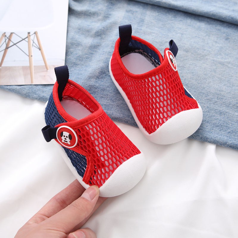 Giày Thể Thao Phối Lưới Thoáng Khí Cho Bé