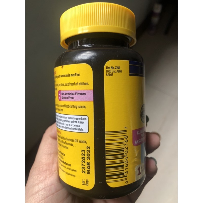 Viên uống bầu Prenatal Nature Made Multi + DHA 150 viên