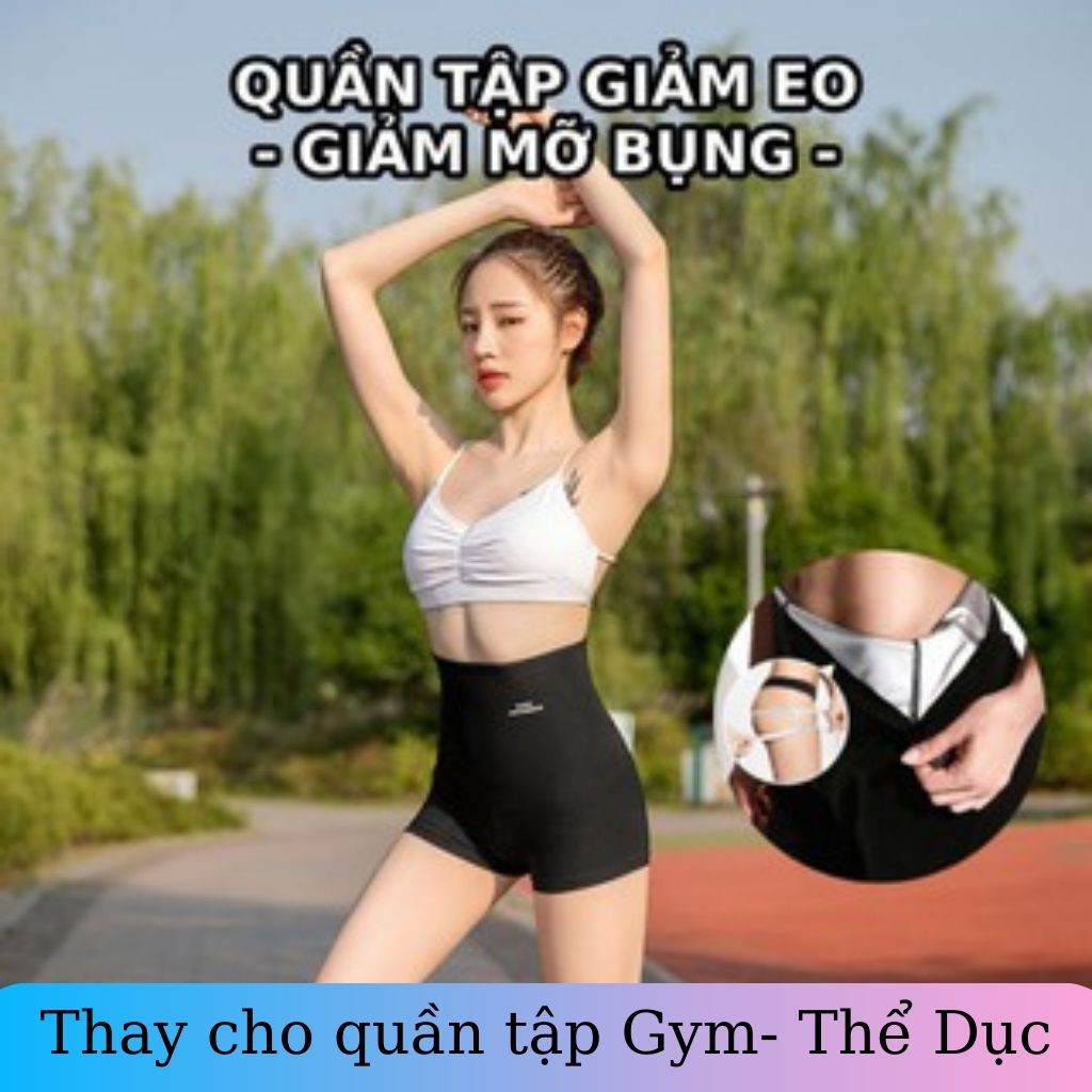 Quần sinh nhiệt nano tan mỡ bụng quần giảm eo đổ mồ hôi Born Uncommom tập gym