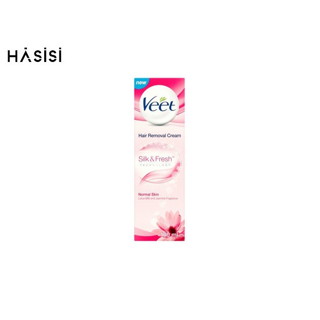 KEM TẨY LÔNG VEET SILK & FRESH TECHNOLOGY NORMAL SKIN 100ML ( HỒNG )