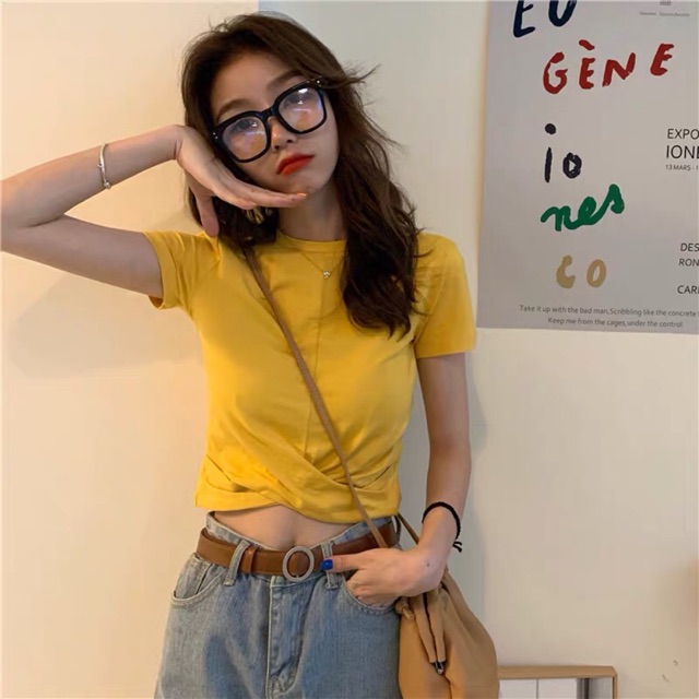 Áo Croptop chất cotton