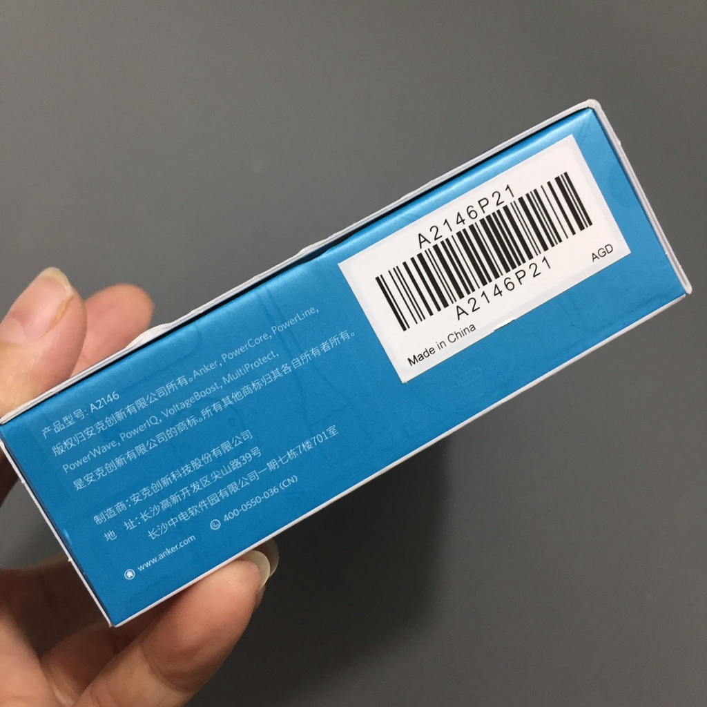 Đầu sạc nhanh 30W 1 cổng Type-C Anker 711 Nano II 30W model A2146