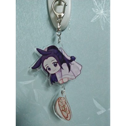 Móc khóa mica chibi có sẵn và in theo yêu cầu