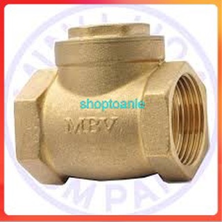 Van nước 1 chiều đồng lá lật minh hòa mbv các loại đường kính 21 mm, 27 mm, 34 mm. van 1 chiều