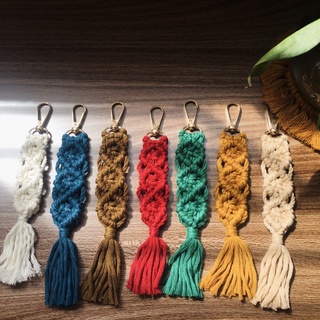Móc khoá handmade, móc treo chia khoá cute macrame