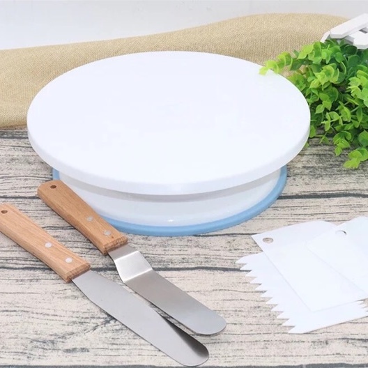 Bàn Xoay Mini Vẽ Trang Trí Màu Hồng