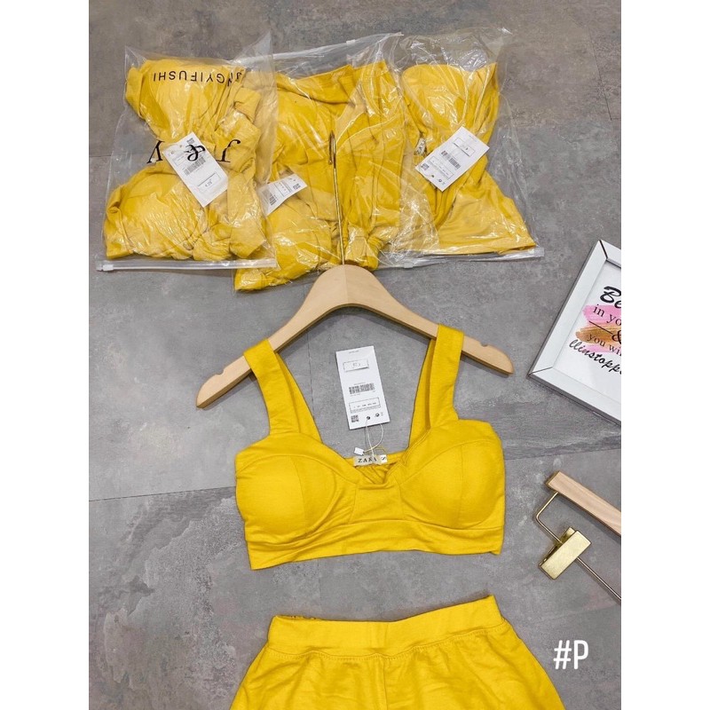 Set Bikini Vàng đi biển hàng đẹp chất mềm⛱ Ảnh thật | BigBuy360 - bigbuy360.vn